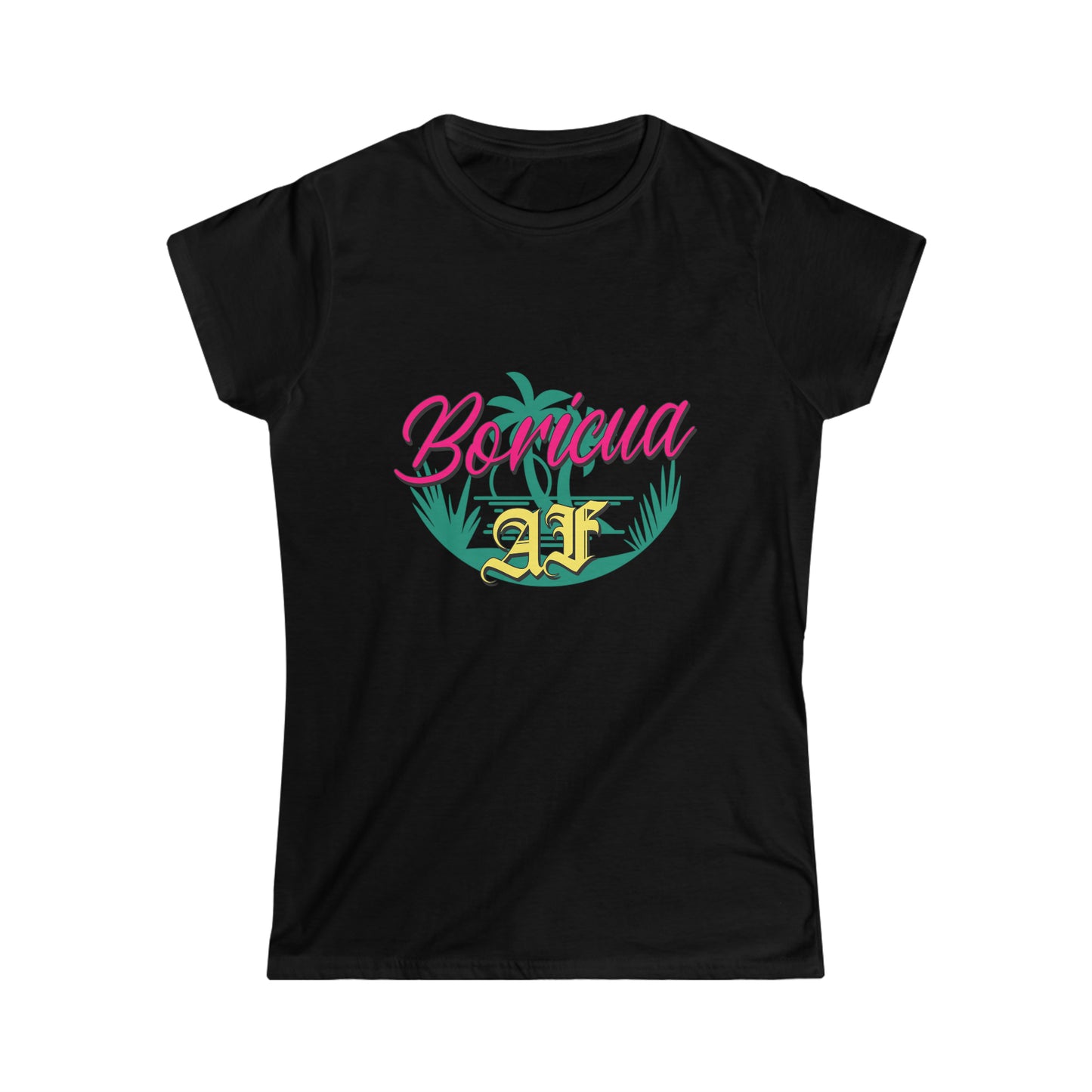 Boricua AF Women's Softstyle Tee
