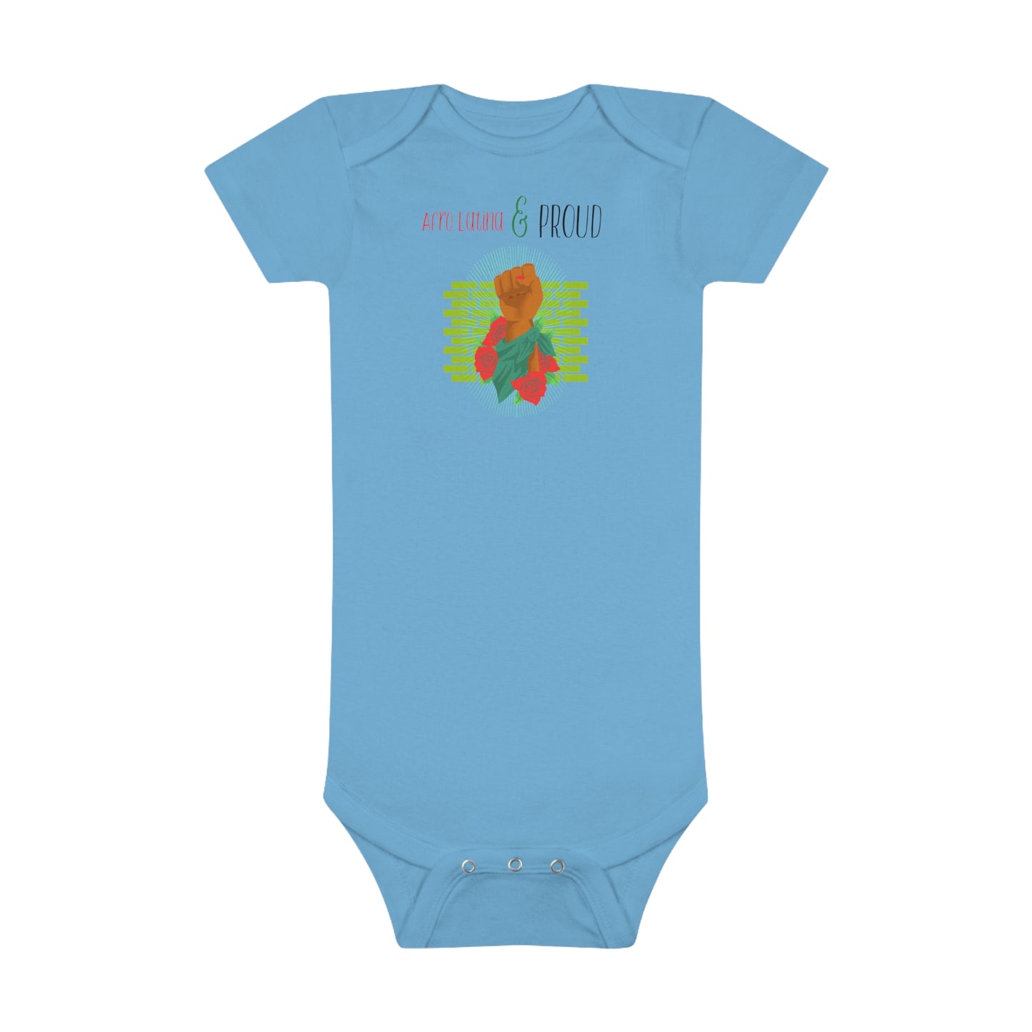 Afro Latina Baby Short Sleeve Onesie®