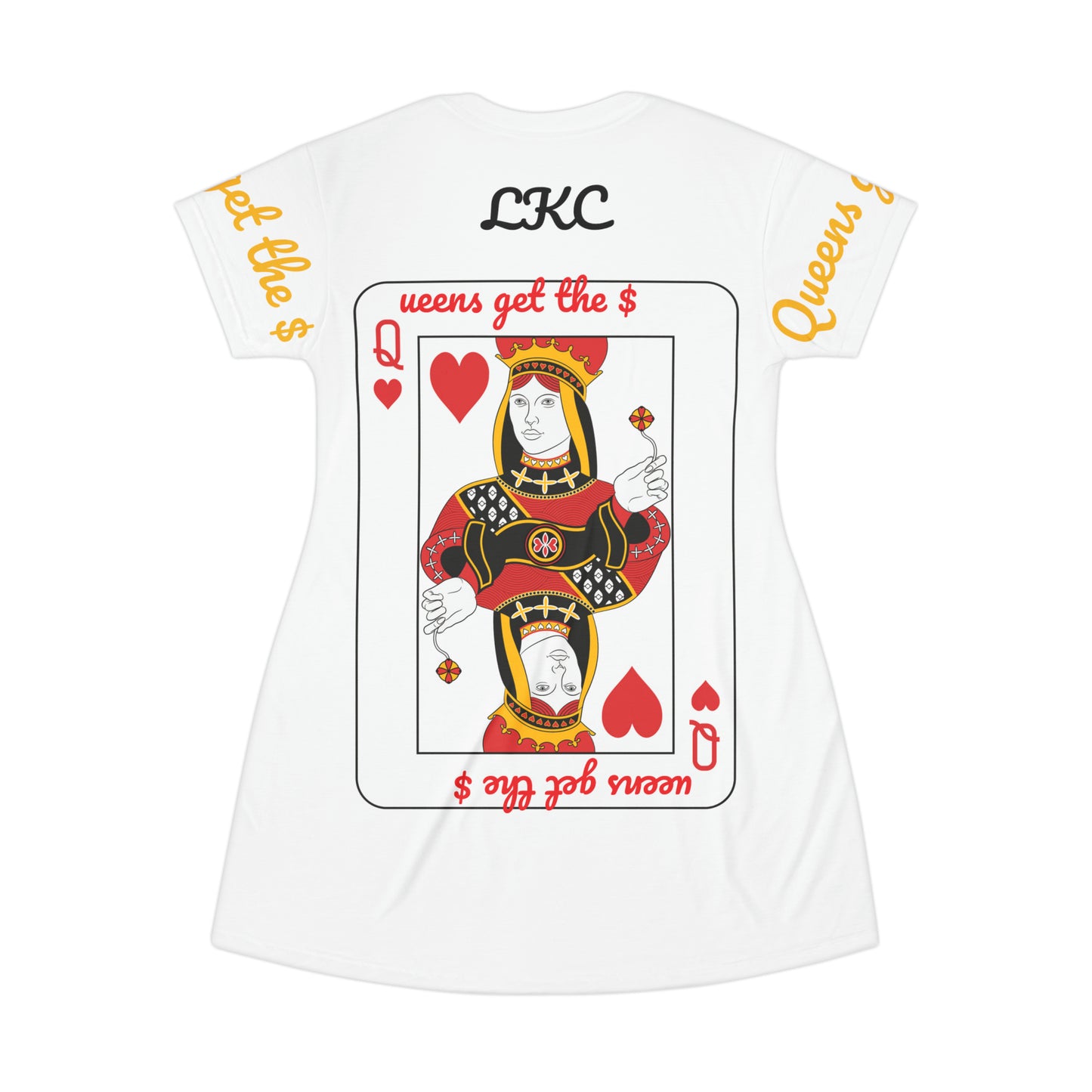 Queens Get the Money T-Shirt Dress