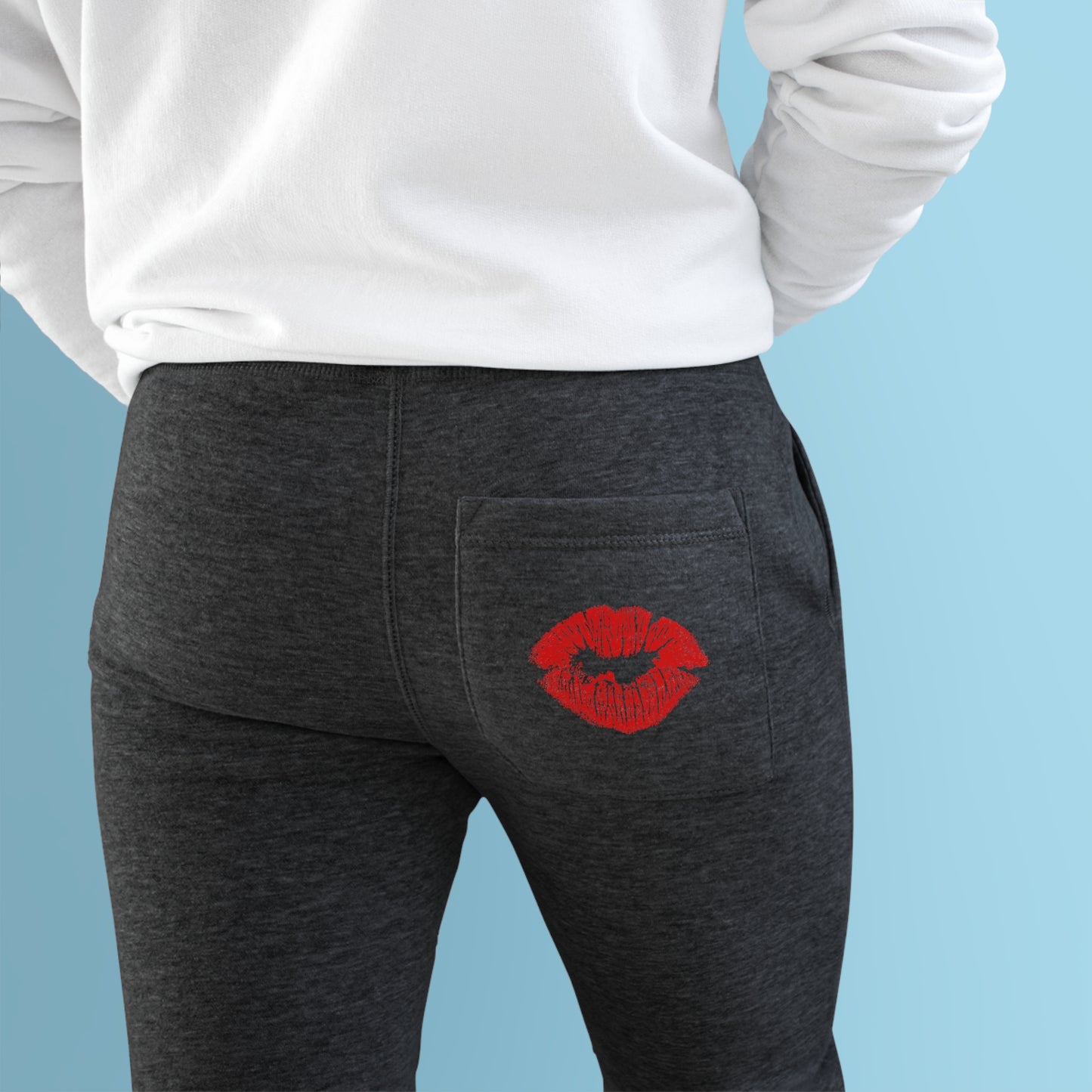 Kiss My Ass Unisex Fleece Joggers