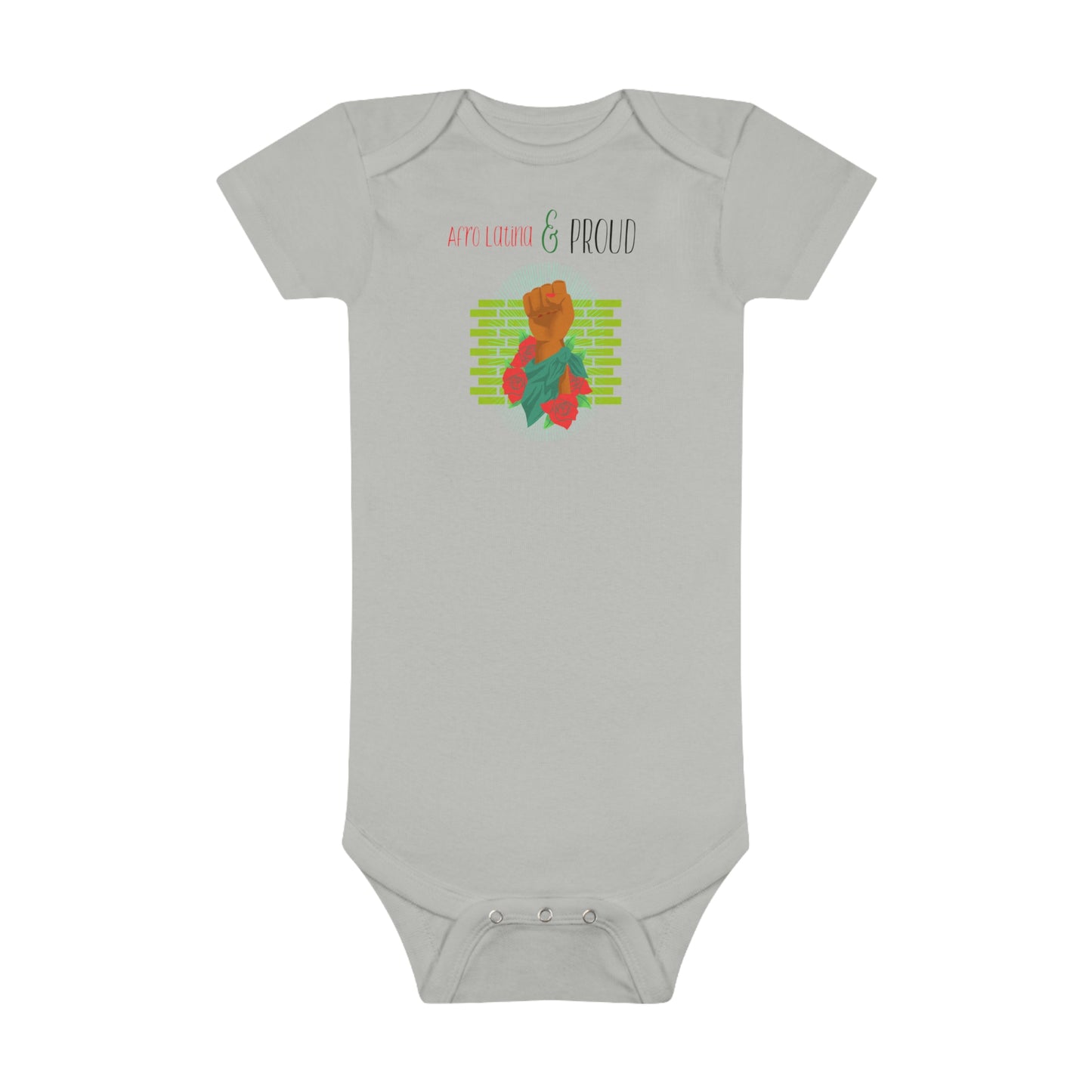 Afro Latina Baby Short Sleeve Onesie®
