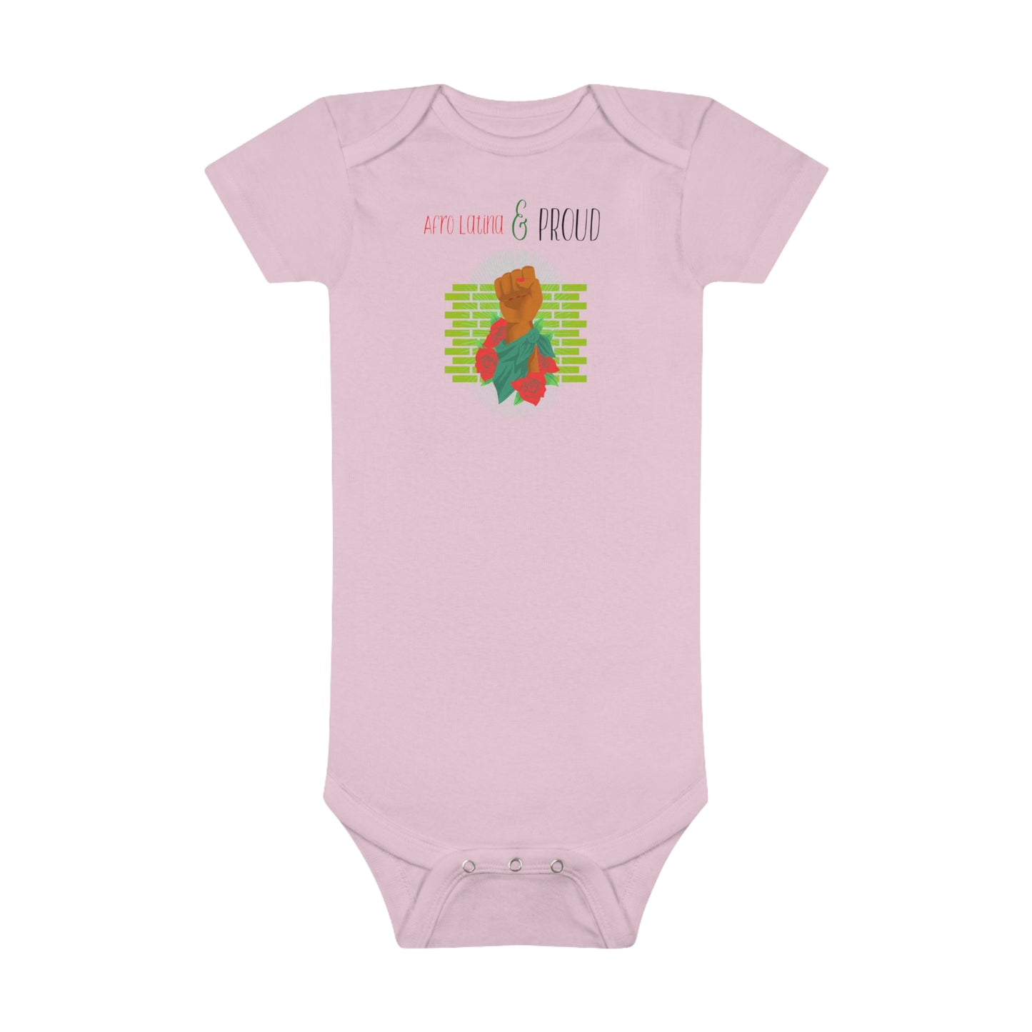 Afro Latina Baby Short Sleeve Onesie®