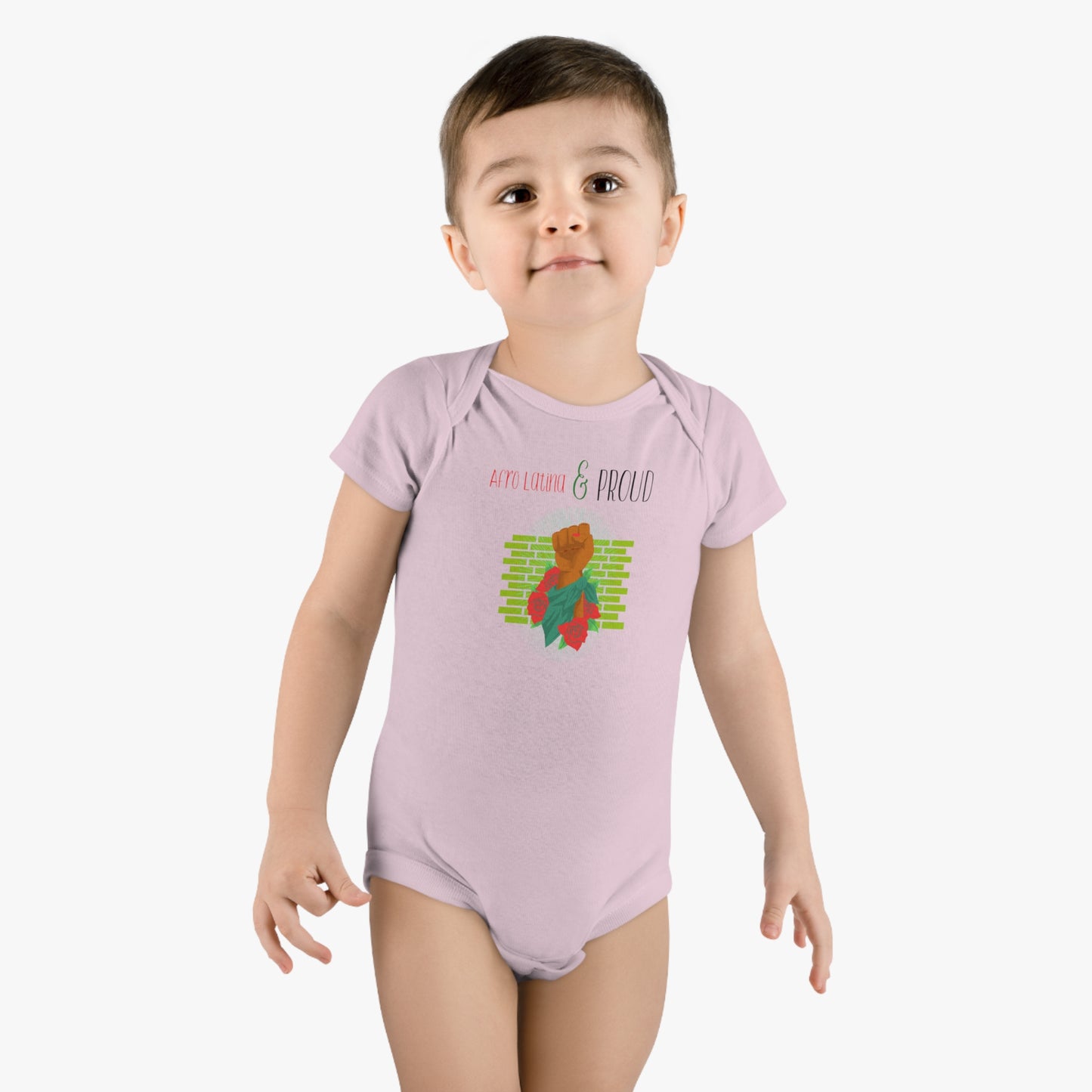 Afro Latina Baby Short Sleeve Onesie®