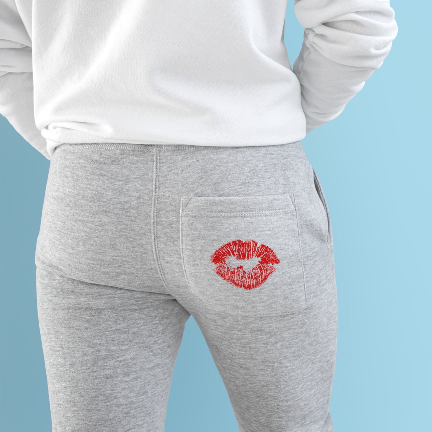 Kiss My Ass Unisex Fleece Joggers