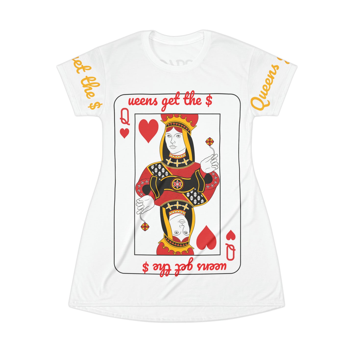 Queens Get the Money T-Shirt Dress