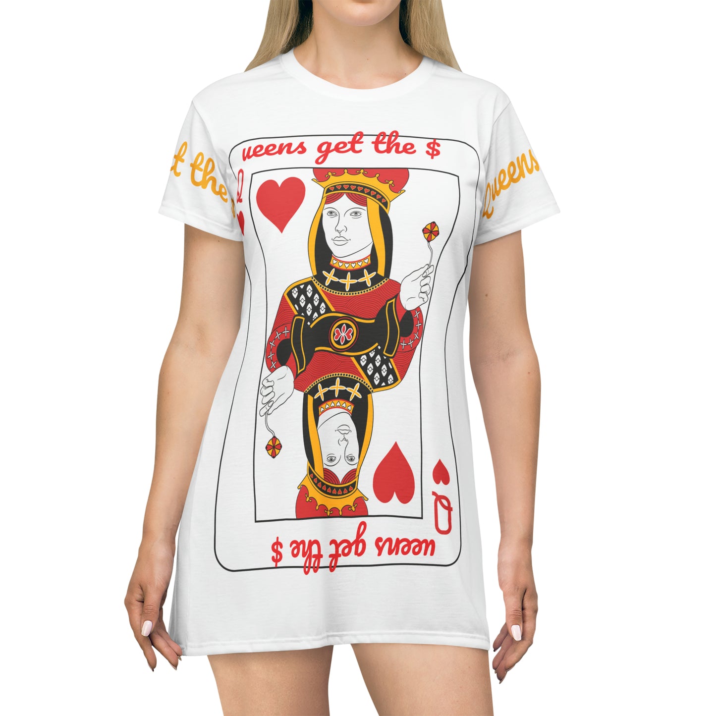 Queens Get the Money T-Shirt Dress