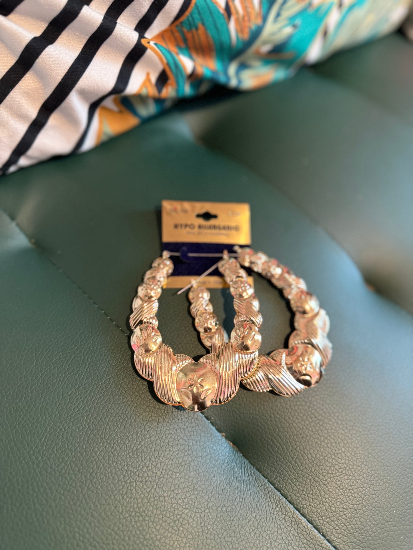 Gold Star Hypoallergenic Teardop Earrings