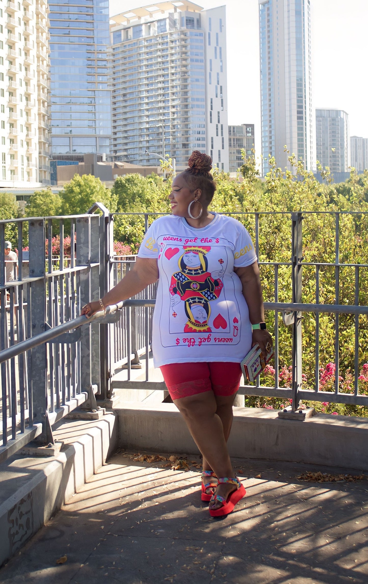 Queens Get the Money T-Shirt Dress