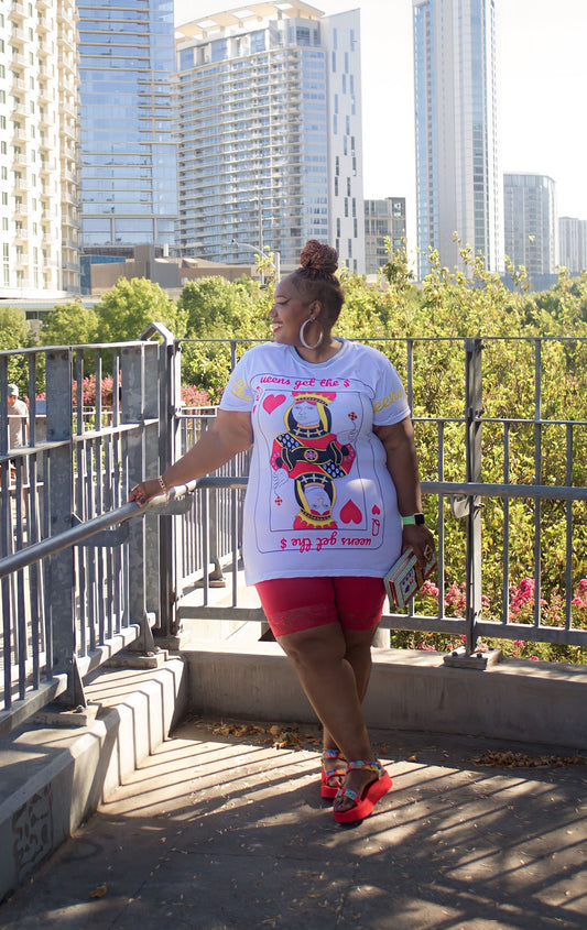 Queens Get the Money T-Shirt Dress