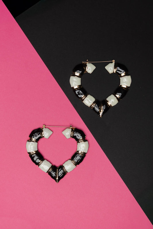 Heart Shaped Large Bamboo Hoop