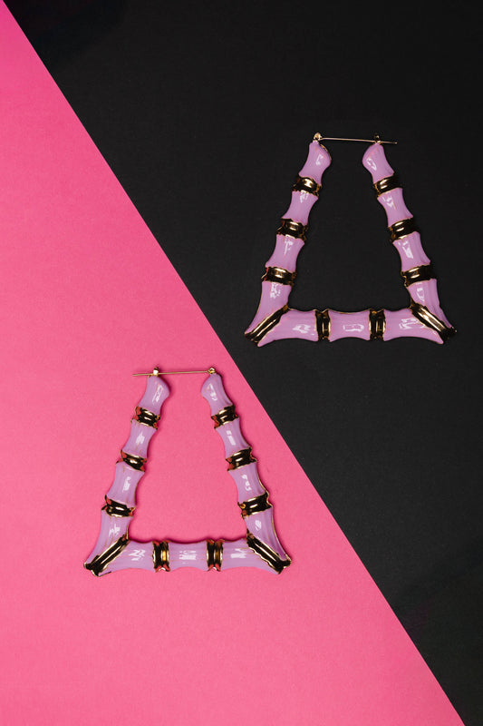 Trapezoid Bamboo Hoops