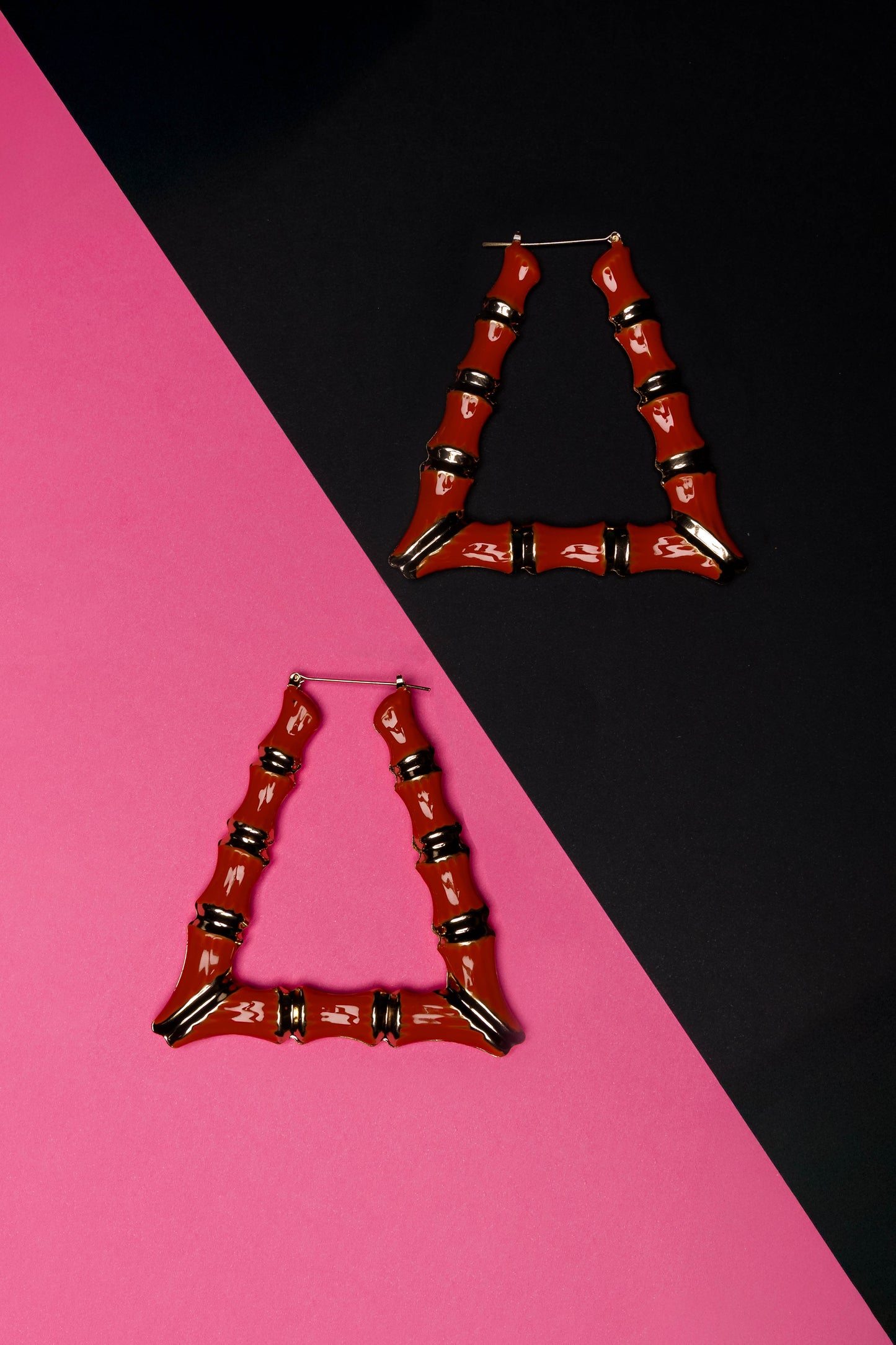 Trapezoid Bamboo Hoops