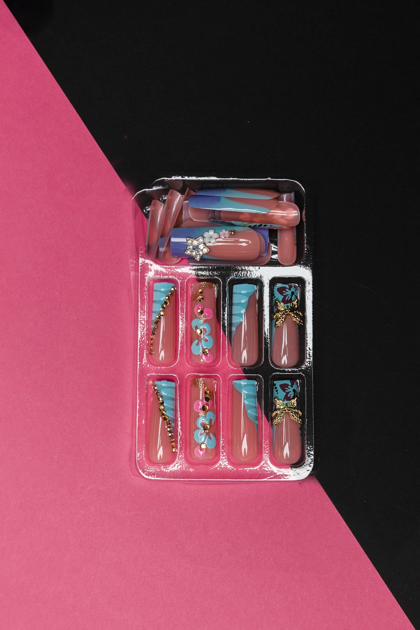 Beautiful Butterfly 24pcs Nail Set