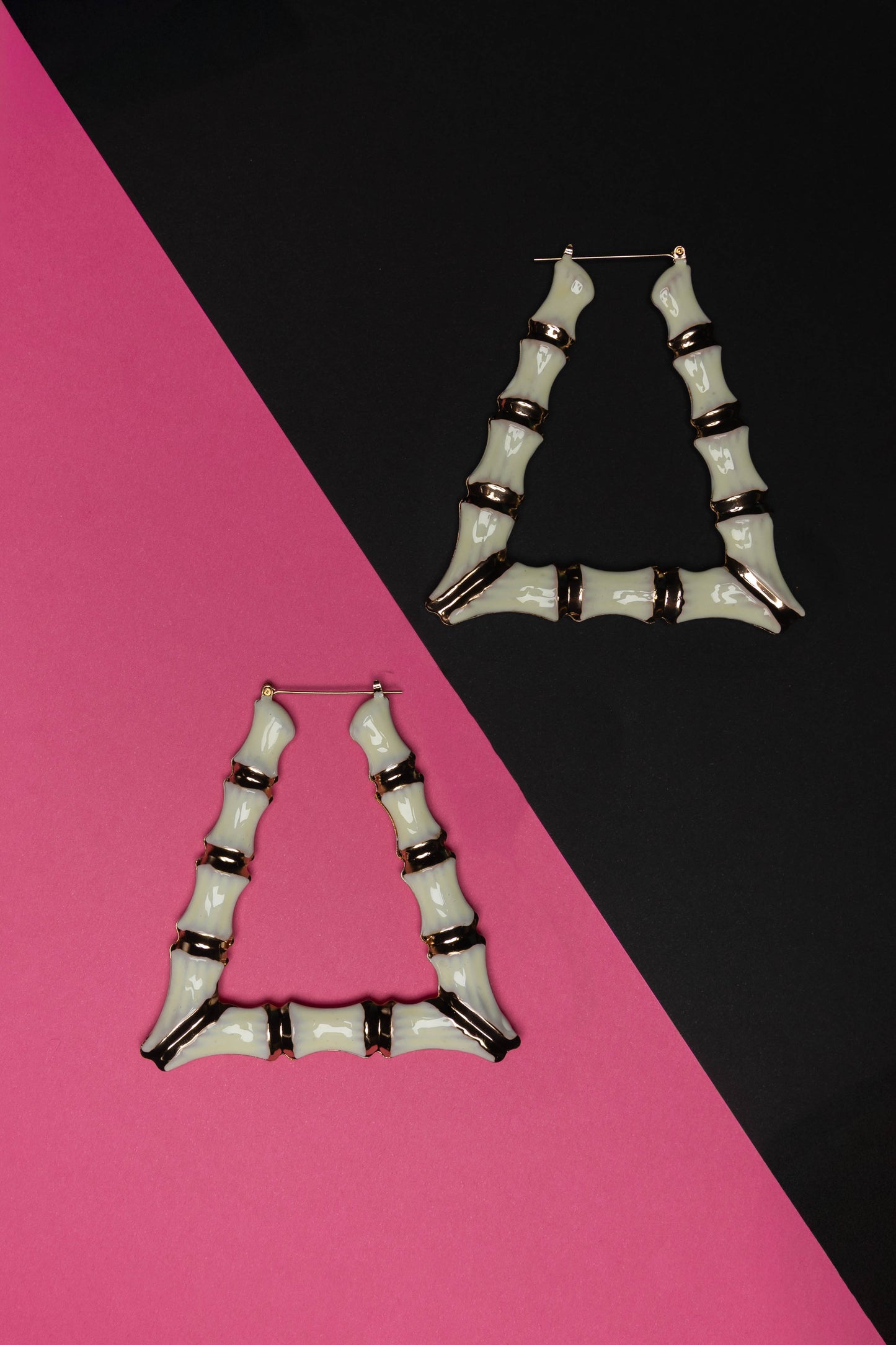 Trapezoid Bamboo Hoops