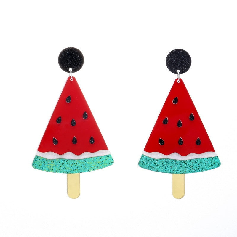 Fruit Mixed Food Acrylic Earrings