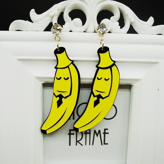 Fruit Mixed Food Acrylic Earrings