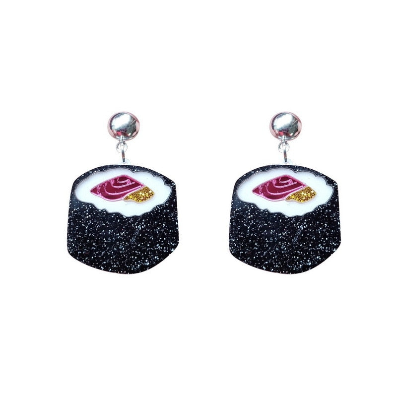 Fruit Mixed Food Acrylic Earrings