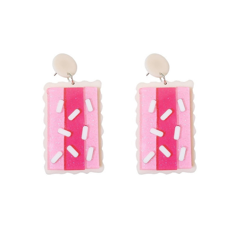 Fruit Mixed Food Acrylic Earrings
