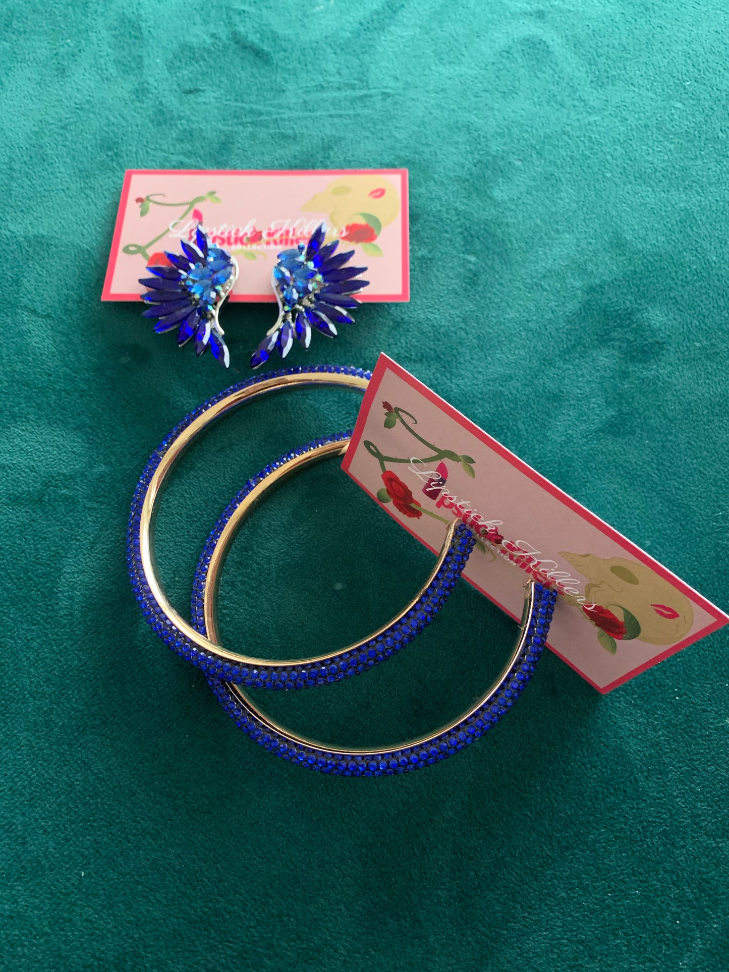 Royal Blue Angel Wings