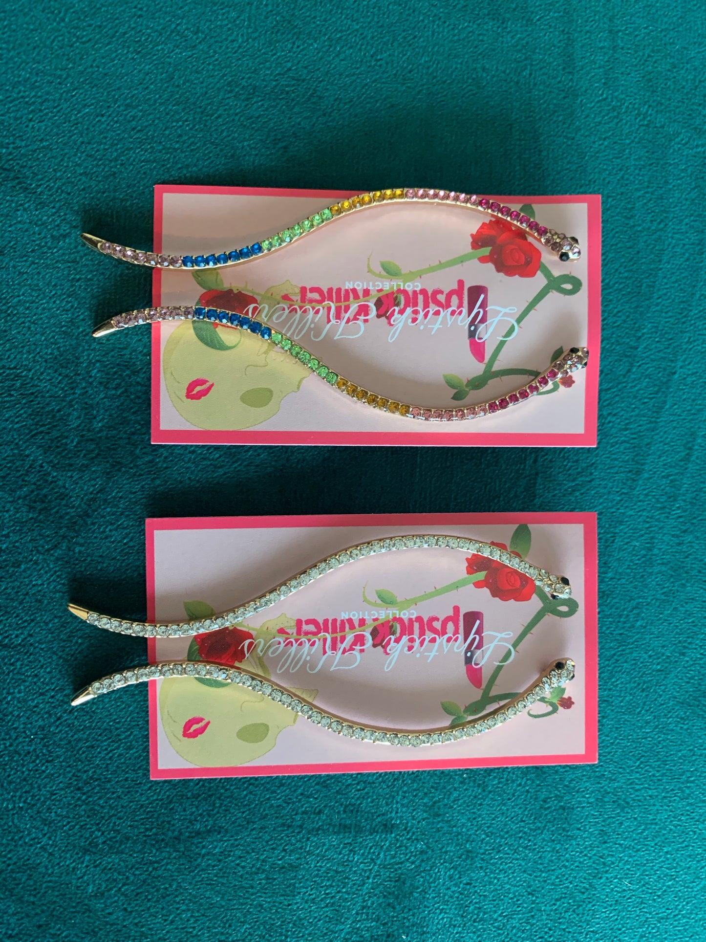 Super Thin Snake Earrings