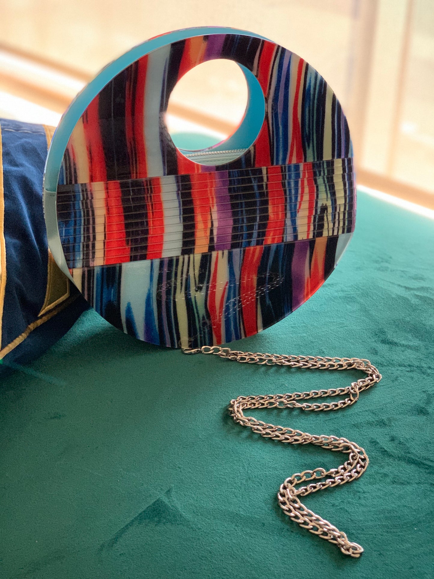 Light Stripe Blues ⭕️ Clutch