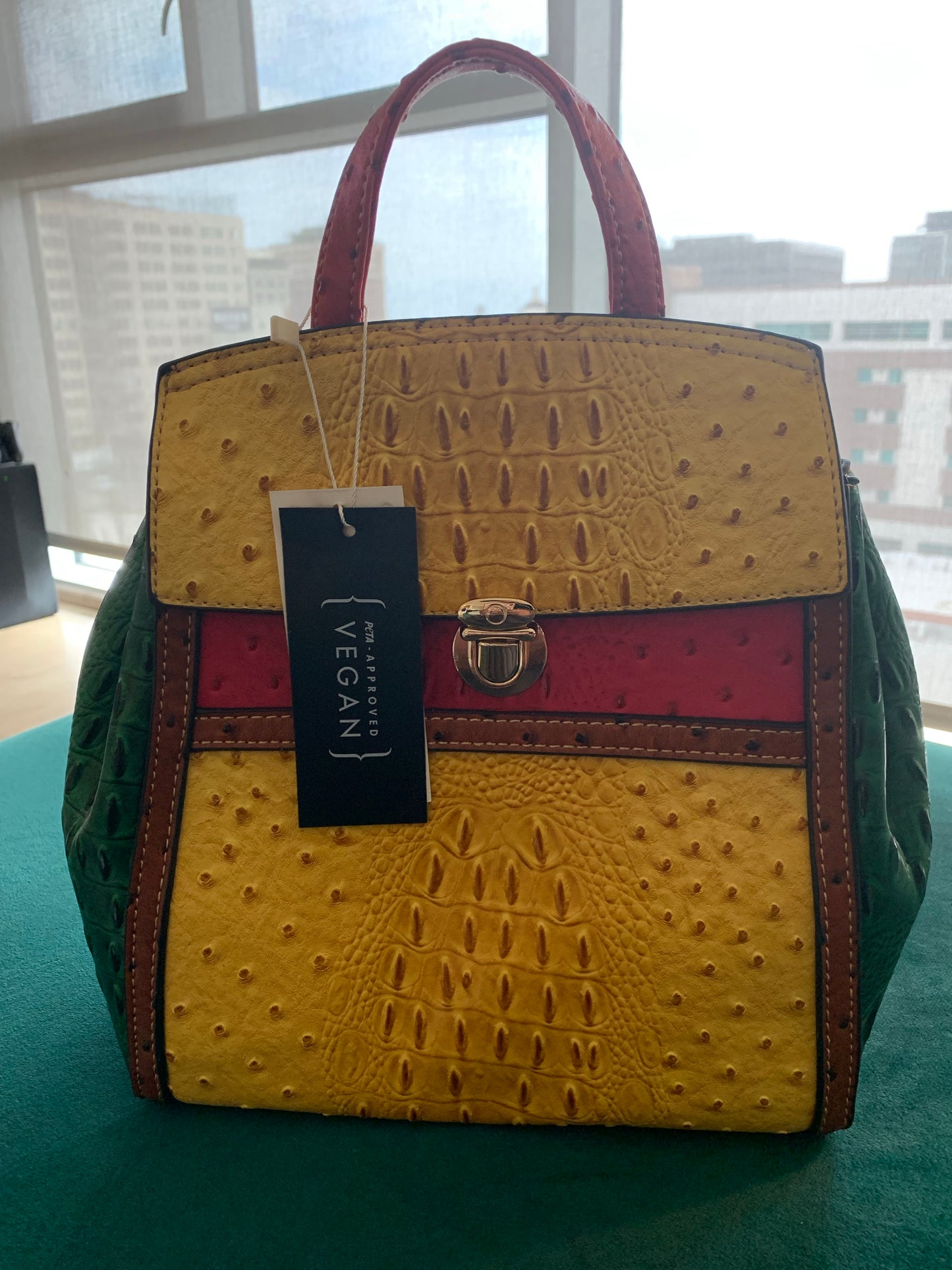 Mustard Multi Vegan Backpack