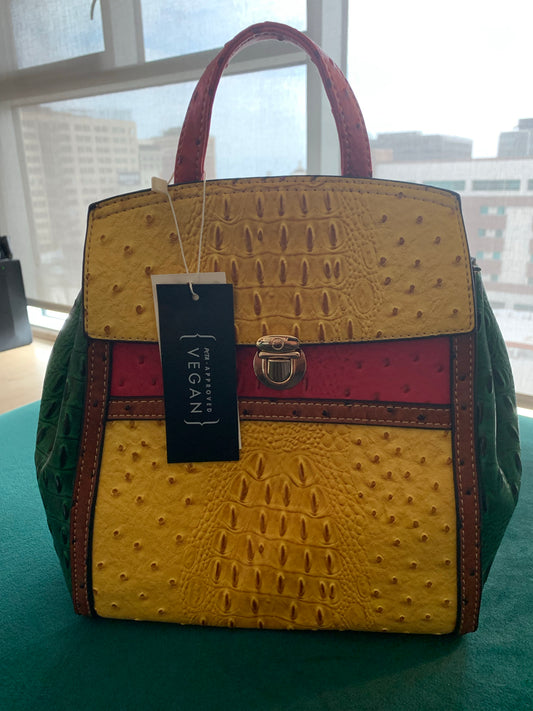 Mustard Multi Vegan Backpack