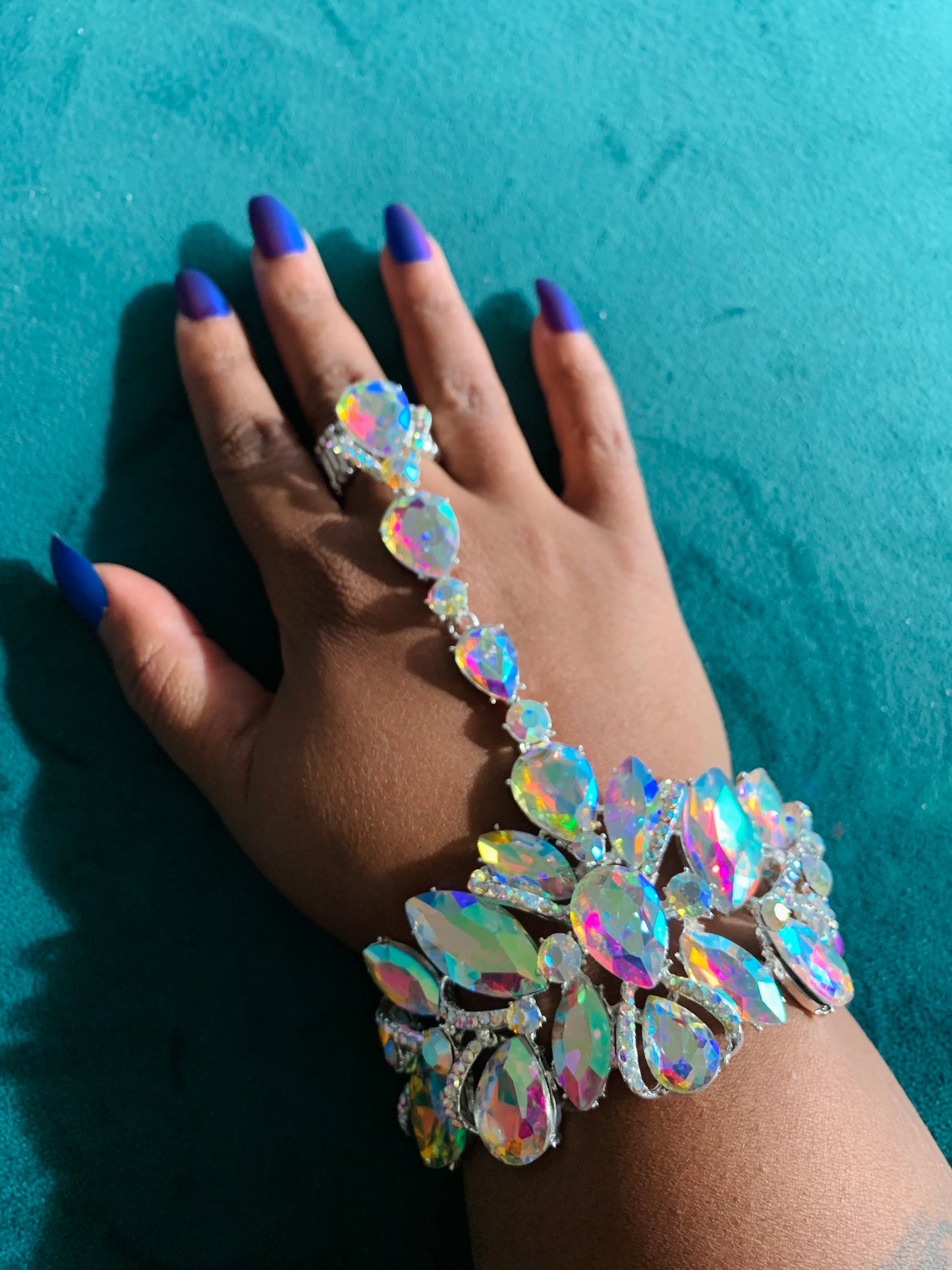 Crazy Drip 💧Crystals Chain Bracelet