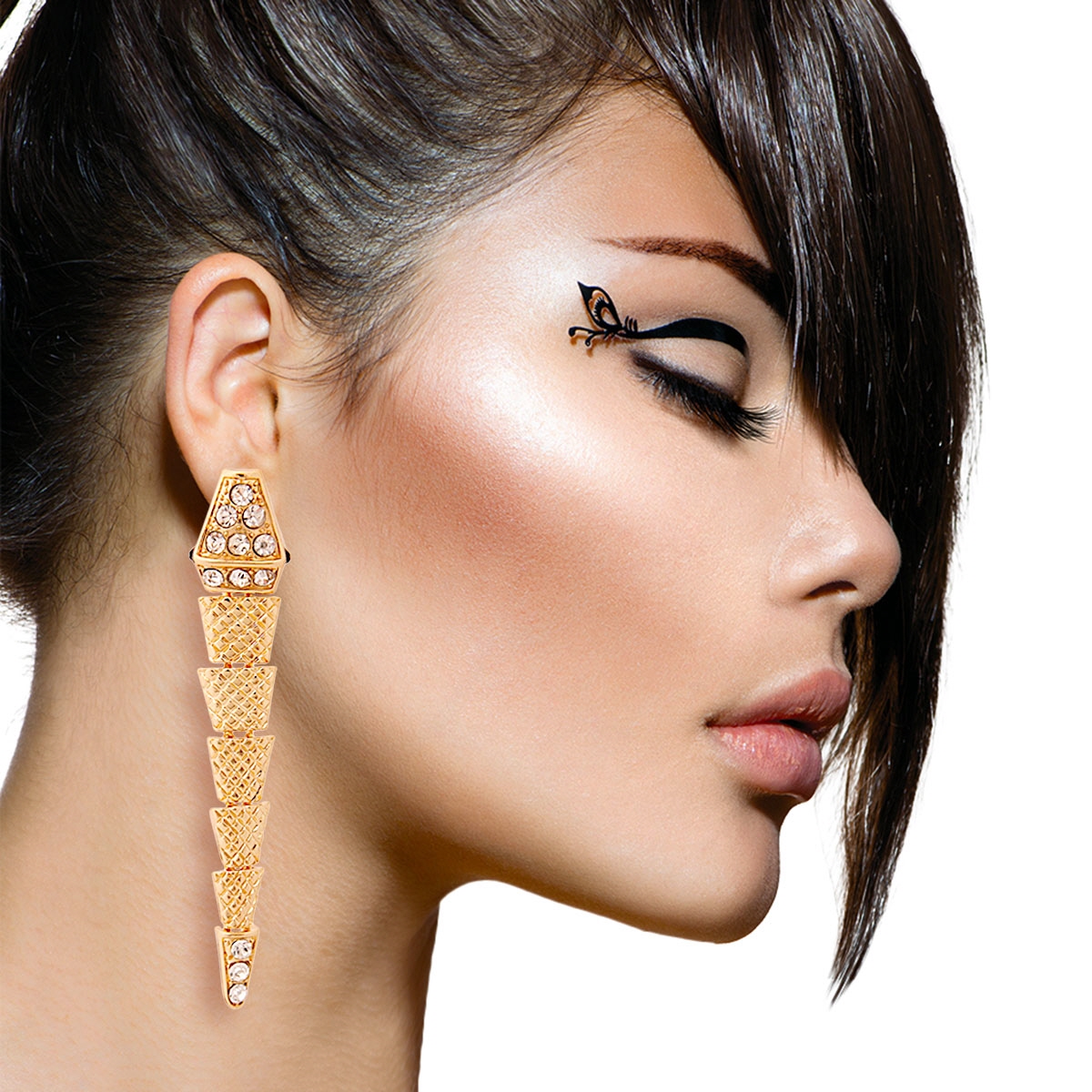 Dangling Snake Earrings