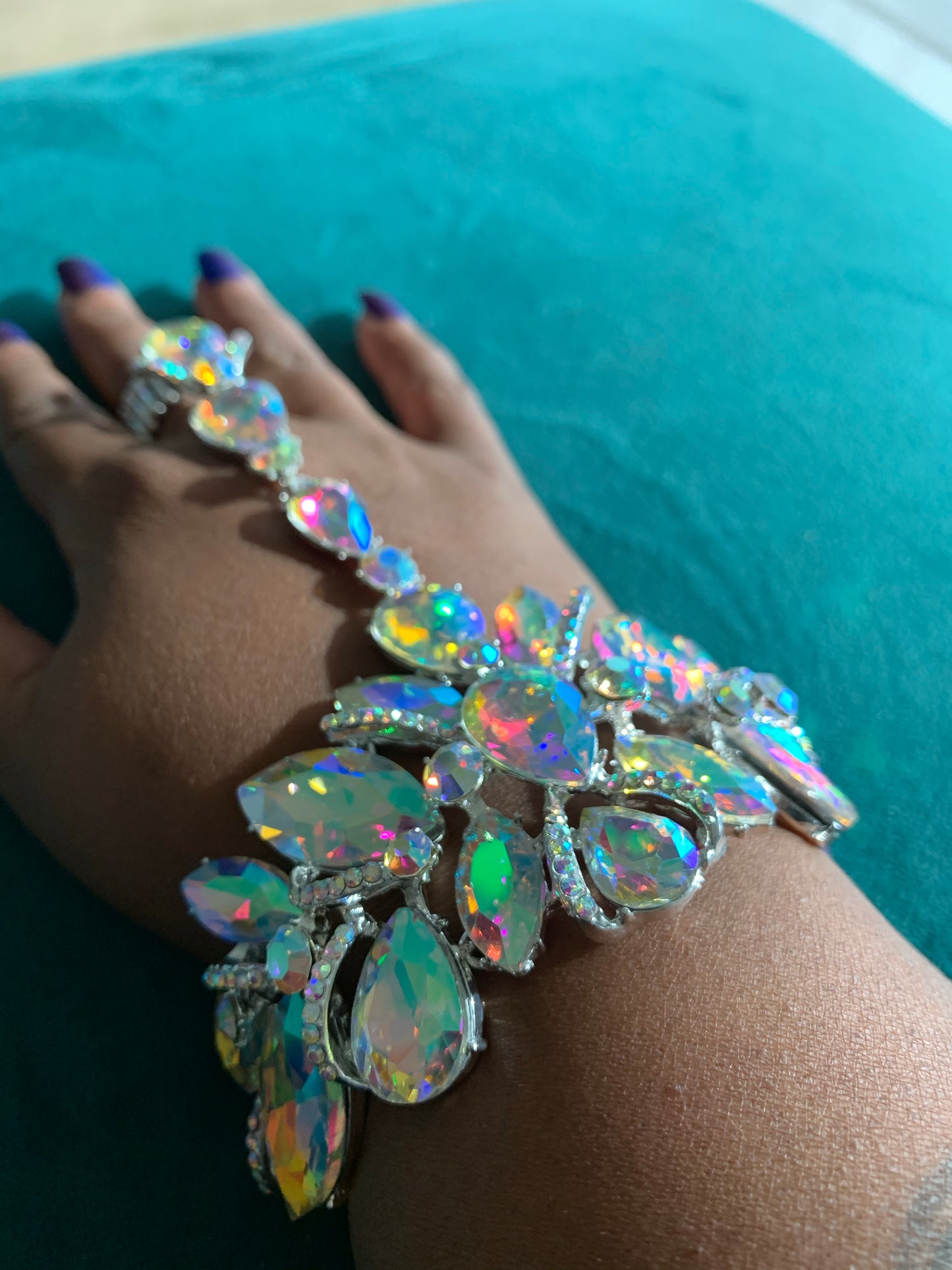 Crazy Drip 💧Crystals Chain Bracelet