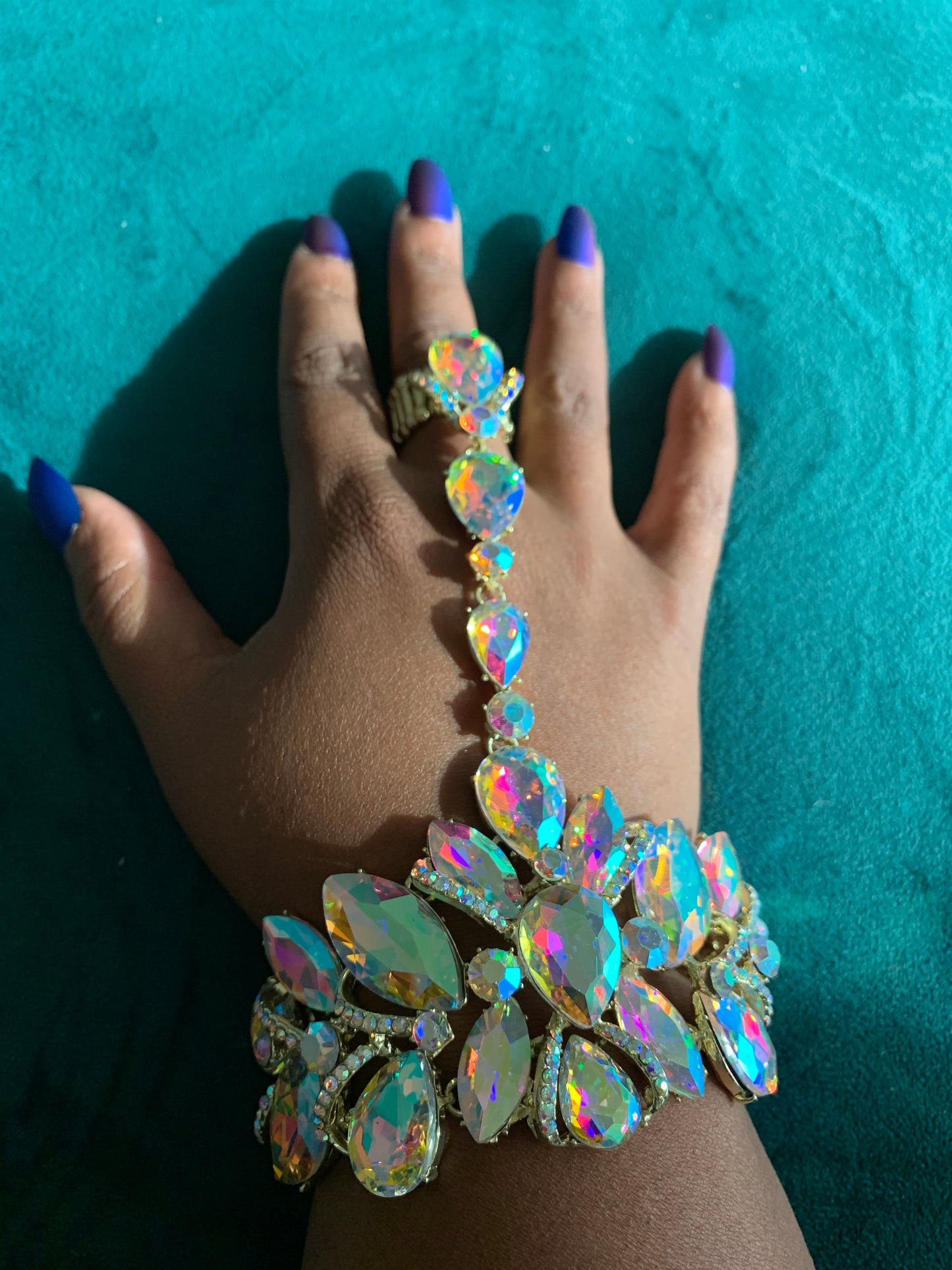 Crazy Drip 💧Crystals Chain Bracelet