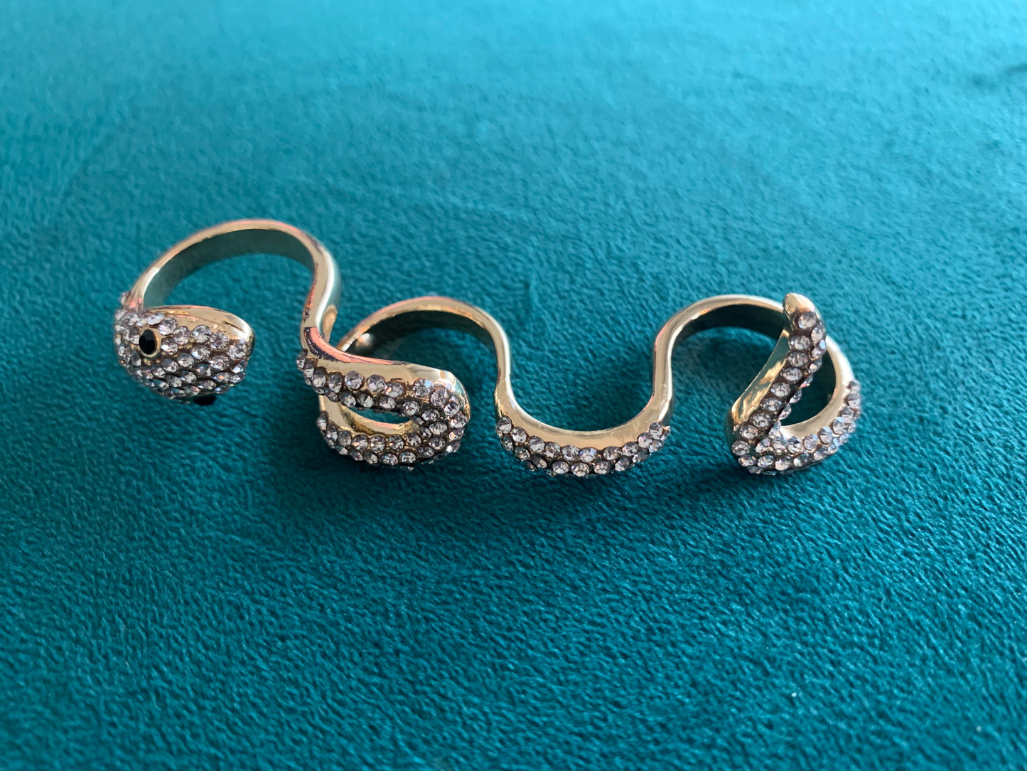 4 Finger Gold Snake Ring