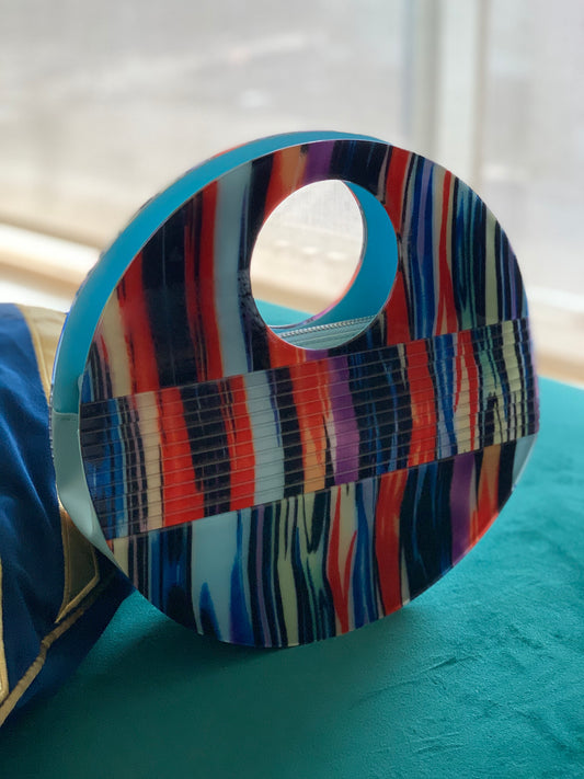 Light Stripe Blues ⭕️ Clutch