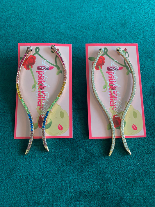 Super Thin Snake Earrings