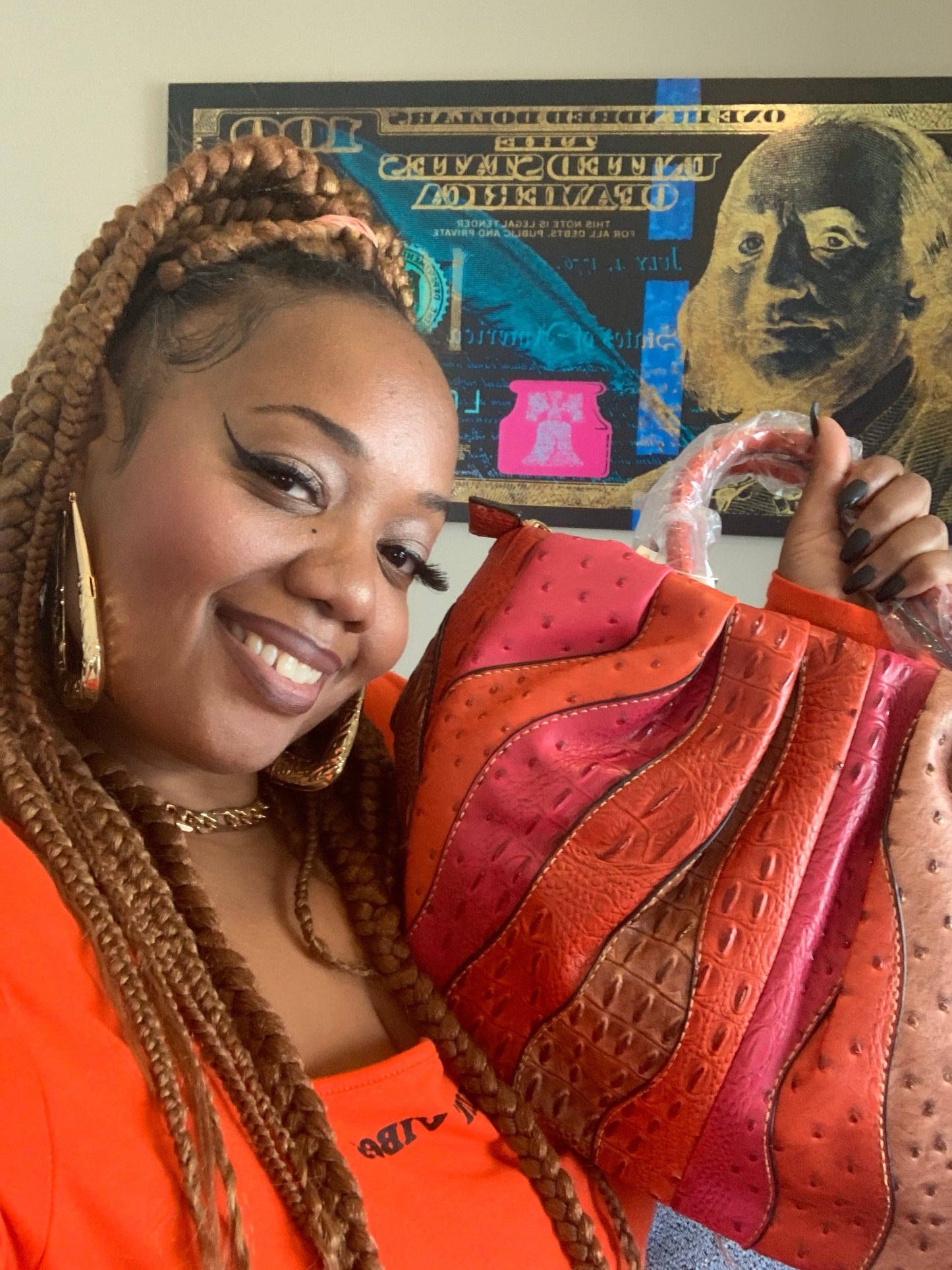 Vegan Leather Tote Bag