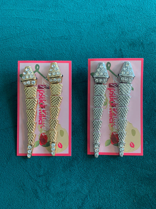 Dangling Snake Earrings
