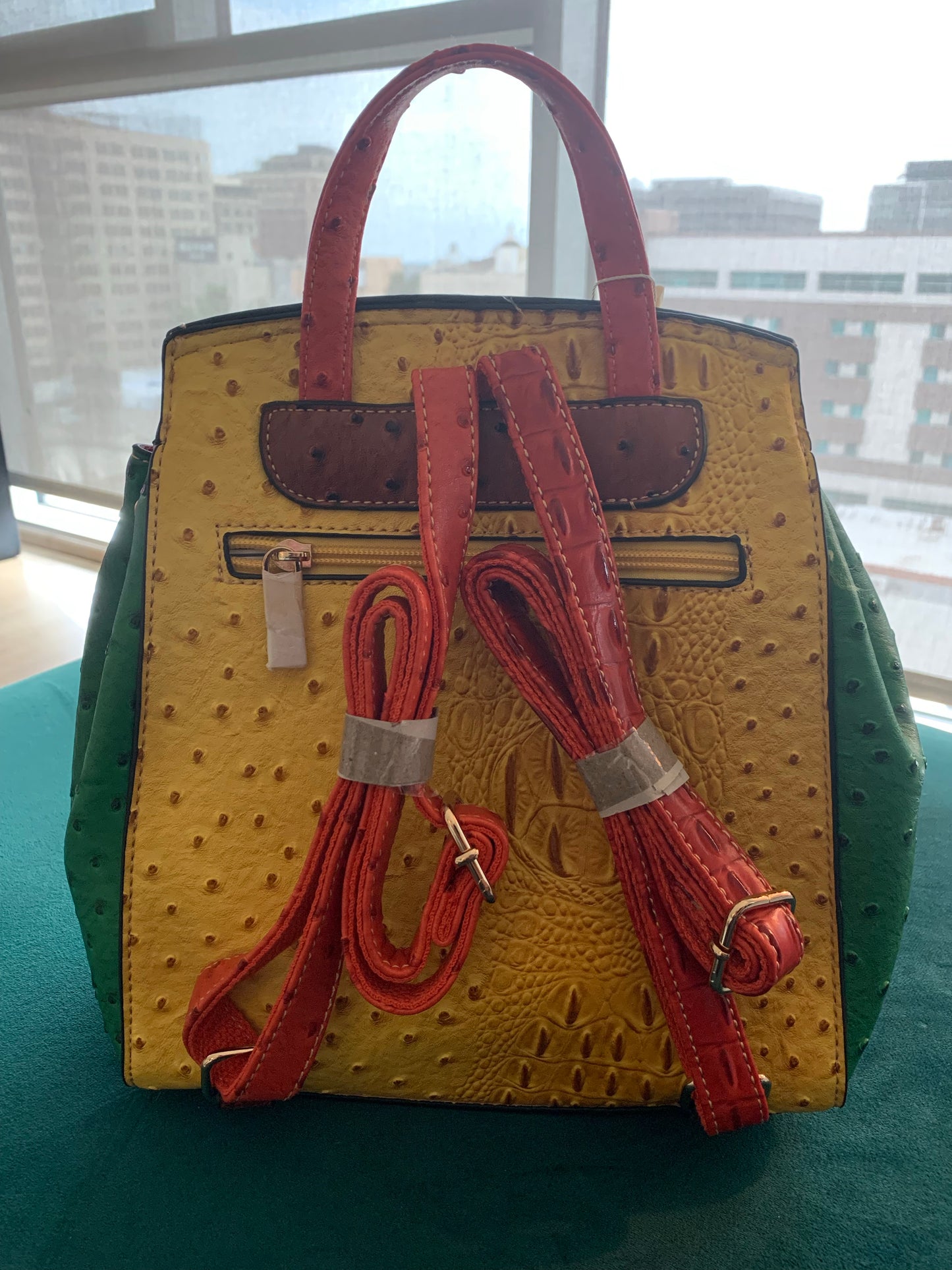 Mustard Multi Vegan Backpack