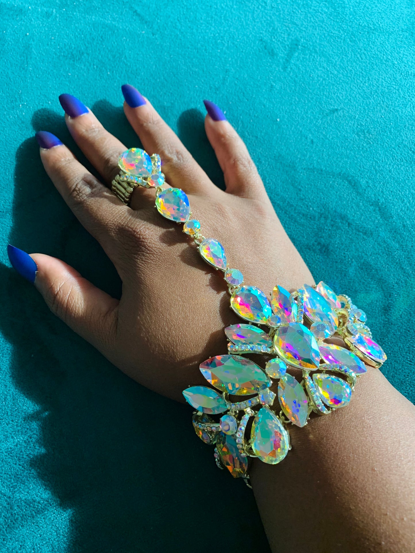 Crazy Drip 💧Crystals Chain Bracelet