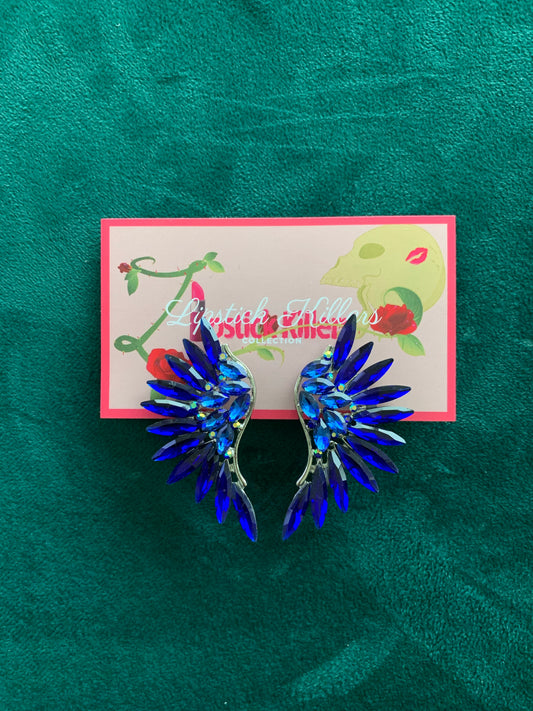 Royal Blue Angel Wings