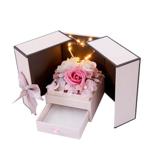 Open image in slideshow, Artificial Flower Jewelry Box
