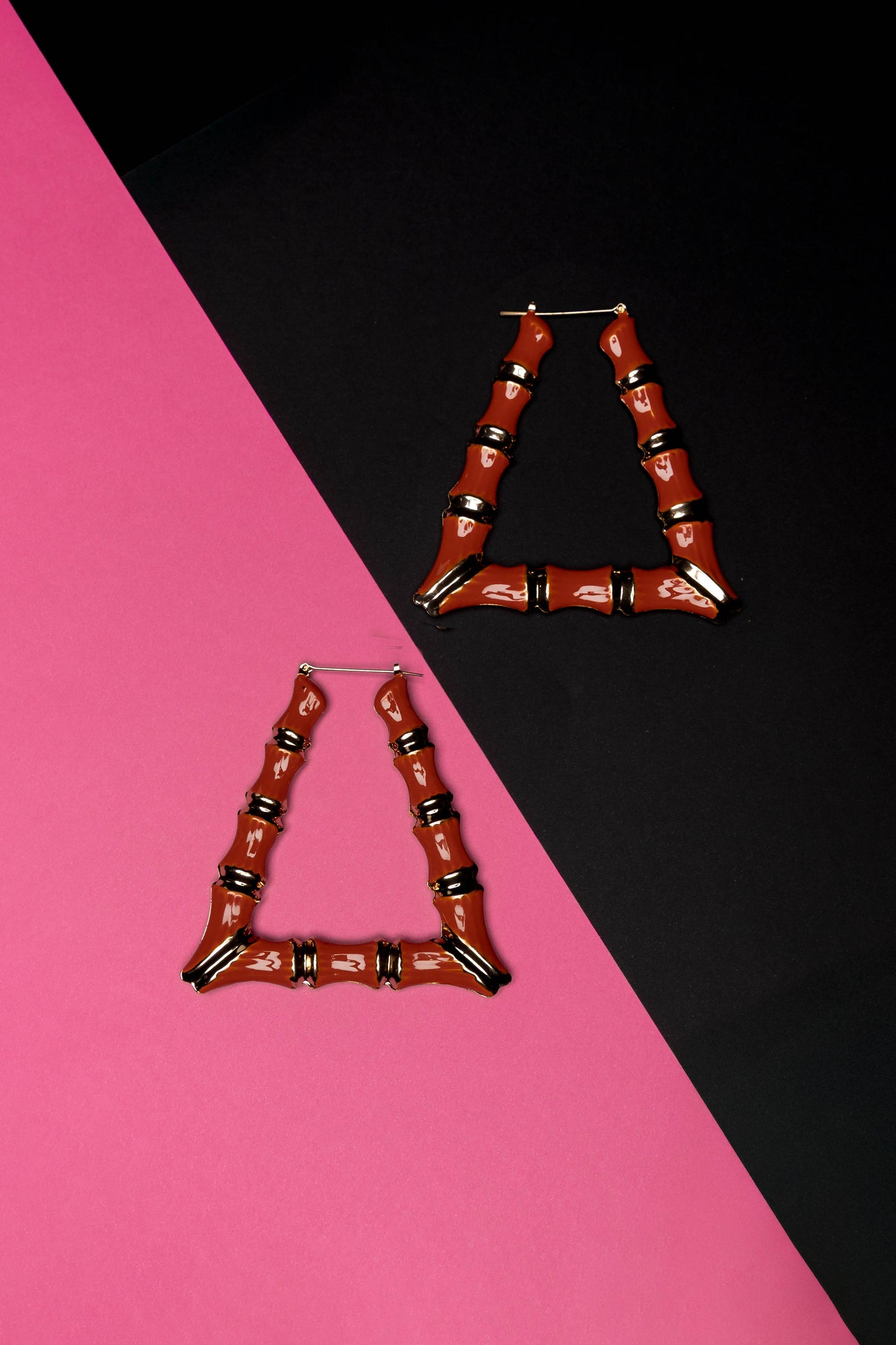 Trapezoid Bamboo Hoops