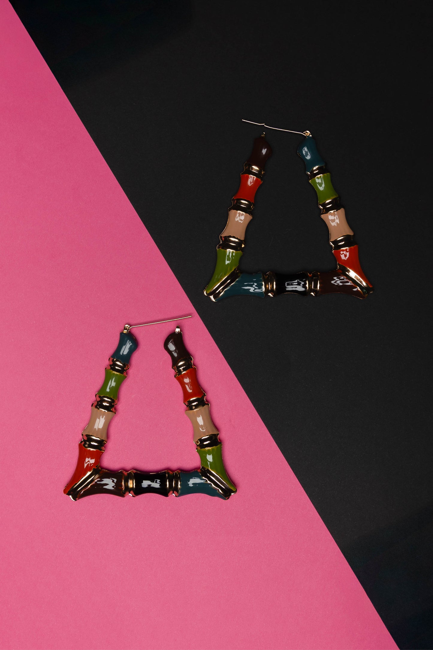 Trapezoid Bamboo Hoops