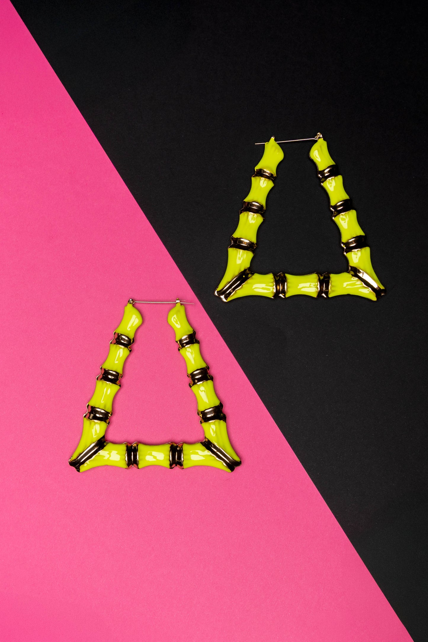 Trapezoid Bamboo Hoops