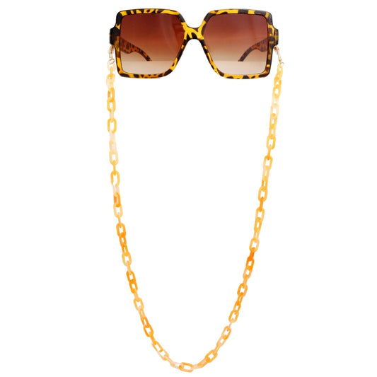 Orange Link Sunglasses Chain