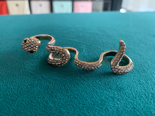 4 Finger Gold Snake Ring