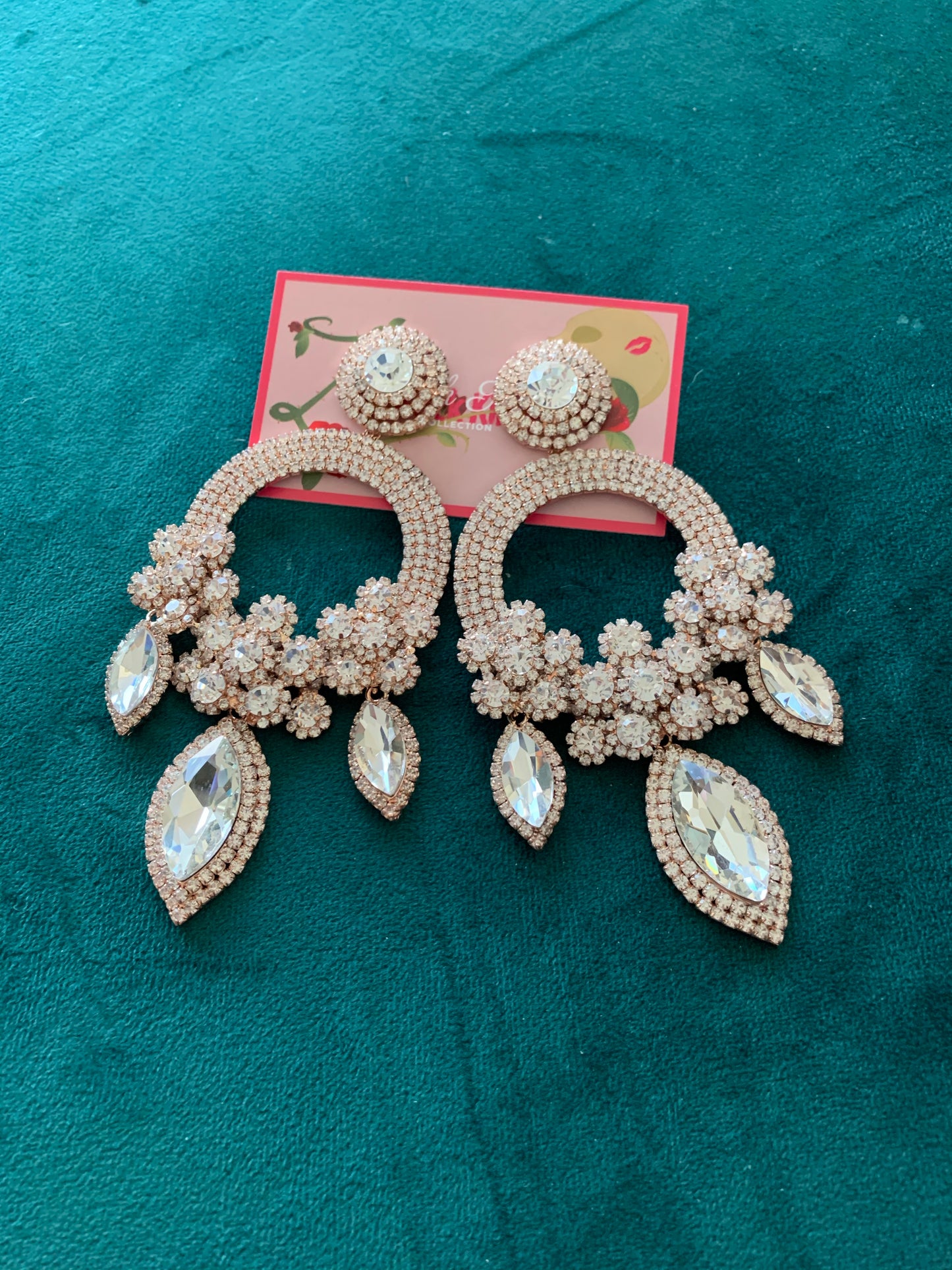 Triple Glam Earrings