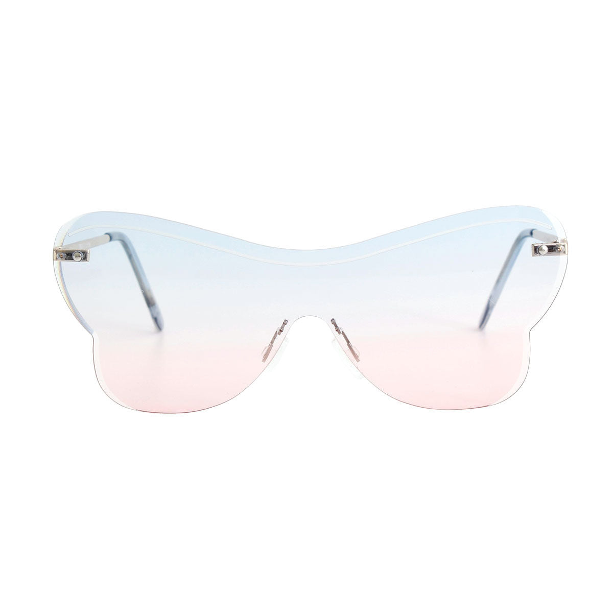 Blue One Piece Butterfly Sunglasses